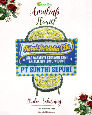 Papan Bunga Duka di Dumoga Tengah