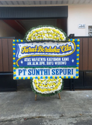 Papan Bunga Duka di Dumoga Tengah